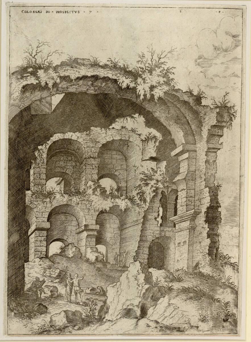 Hieronymus Cock, Colossaei Ro Prospectus 7., Inv. Nr.: DG1957/339/8
