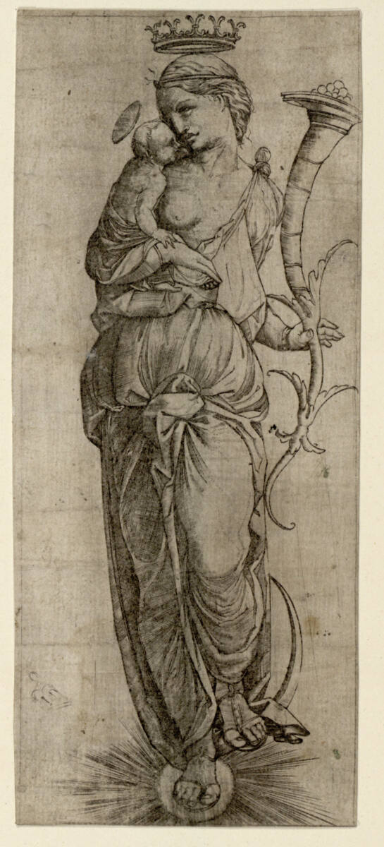 Das apokalyptische Weib mit Füllhorn, Jean Duvet