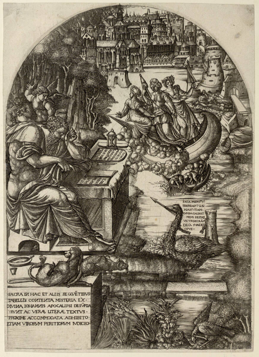 Jean Duvet als heiliger Johannes der Evangelist, Jean Duvet, 1555