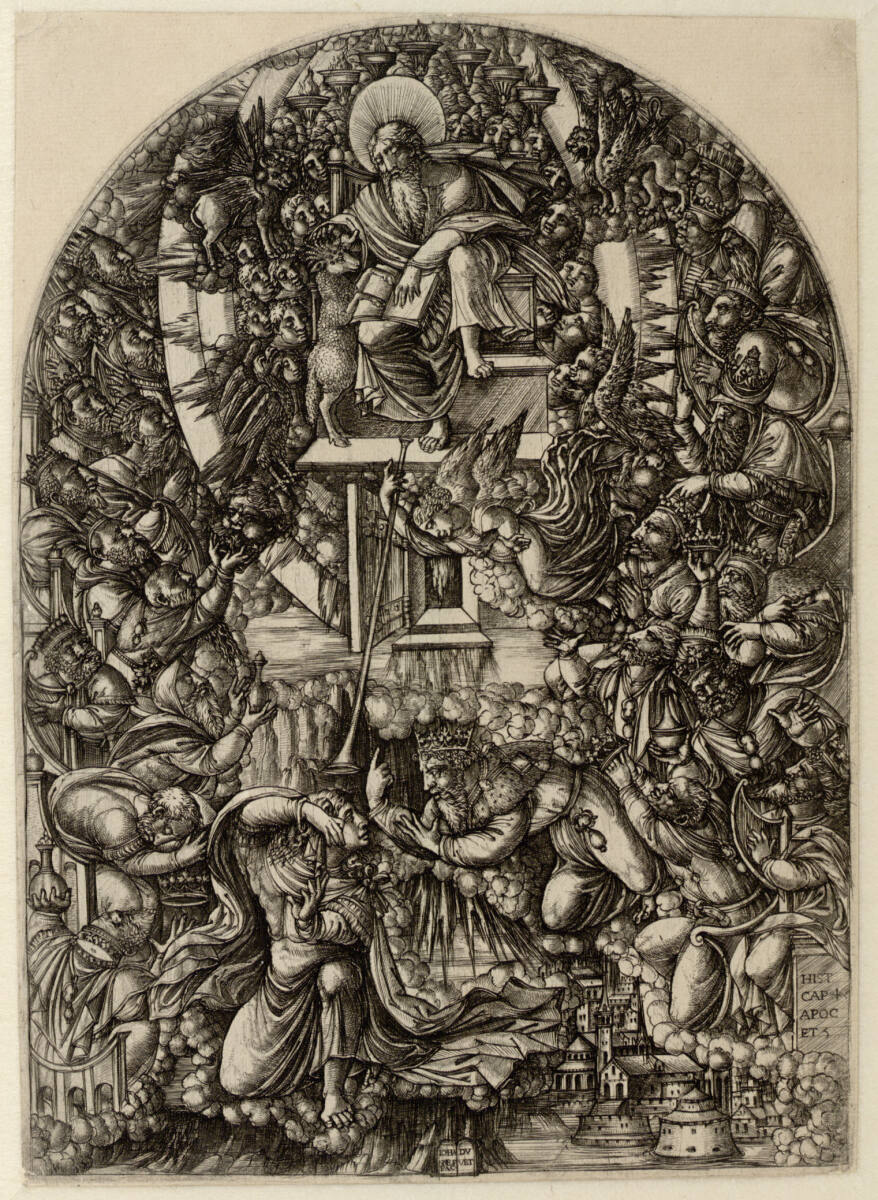 Johannes wird in den Himmel gehoben, Jean Duvet, 1546–1555