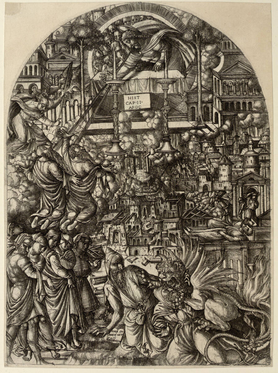 Die Messung des Tempels, Jean Duvet, 1546–1555