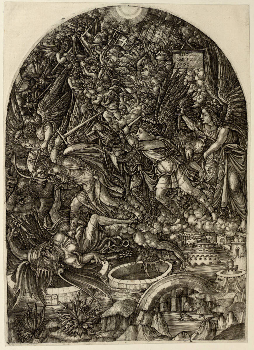 Michaels Drachenkampf, Jean Duvet, 1546–1555