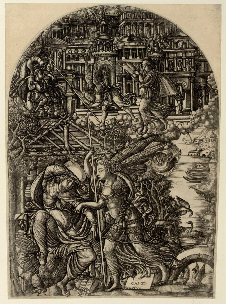 Der Engel zeigt Johannes das neue Jerusalem, Jean Duvet, 1546–1555