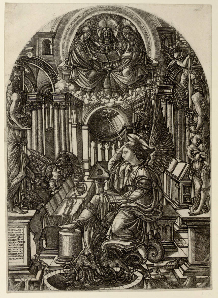Johannes auf Patmos, Jean Duvet, 1555