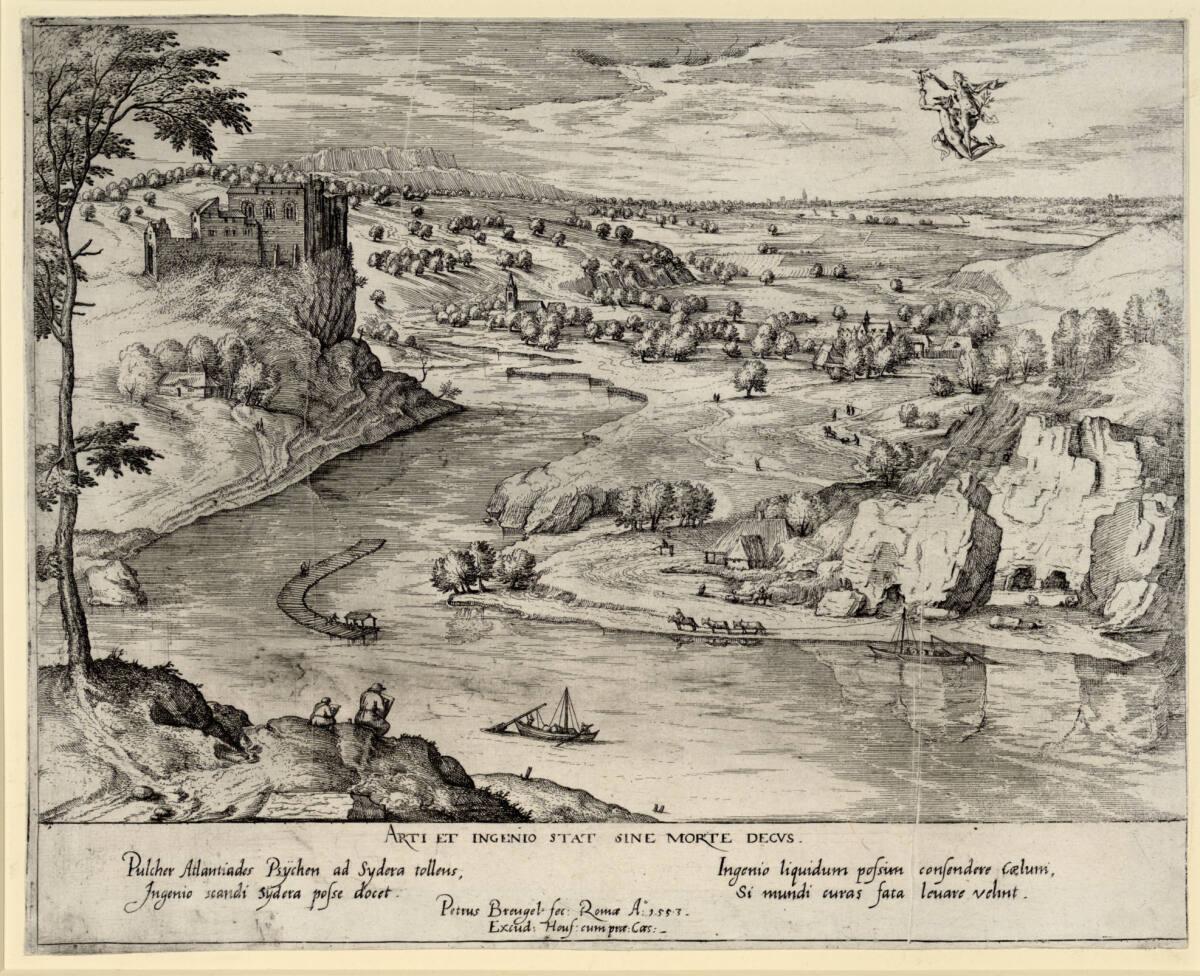 Flusslandschaft mit Merkur und Psyche, Inv. Nr.: DG1955/38
