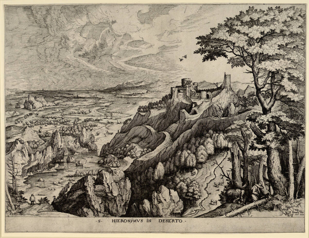 Der heiliger Hieronymus in der Wildnis, 1555–1556