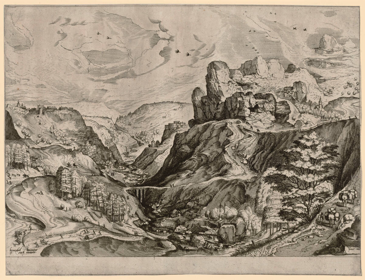 Alpenlandschaft, 1555–1556