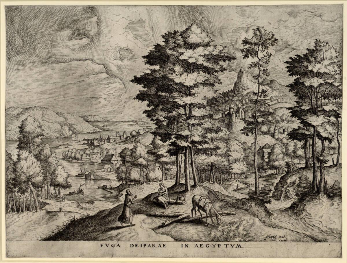 Fuga Deiparae In Aegyptum (Ruhe auf der Flucht nach Ägypten), Inv. Nr.: DG1955/55