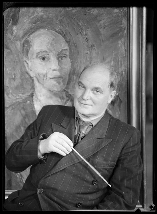 Ernst Hartmann, Porträt Herbert Boeckl, Inv. Nr.: Foto2022/238/15