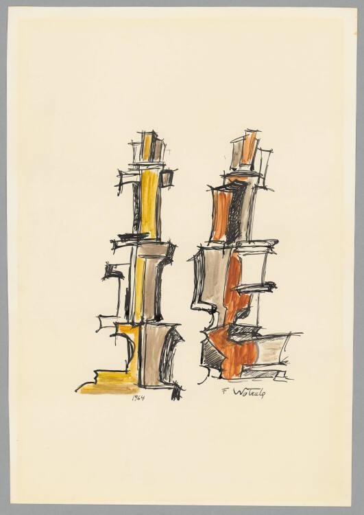 Fritz Wotruba, Stehende Figuren, Inv. Nr.: 48311