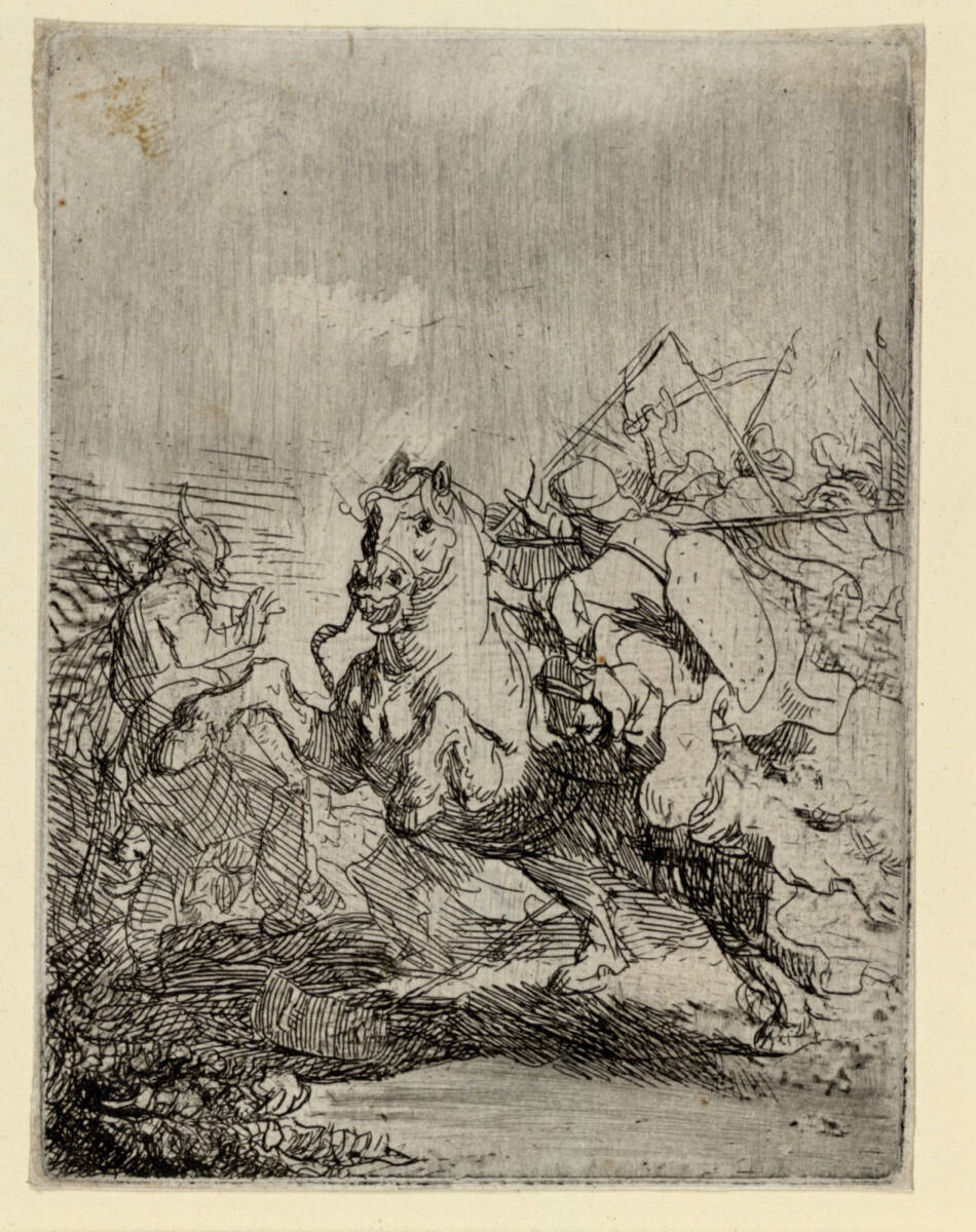 Das Reitergefecht, Rembrandt