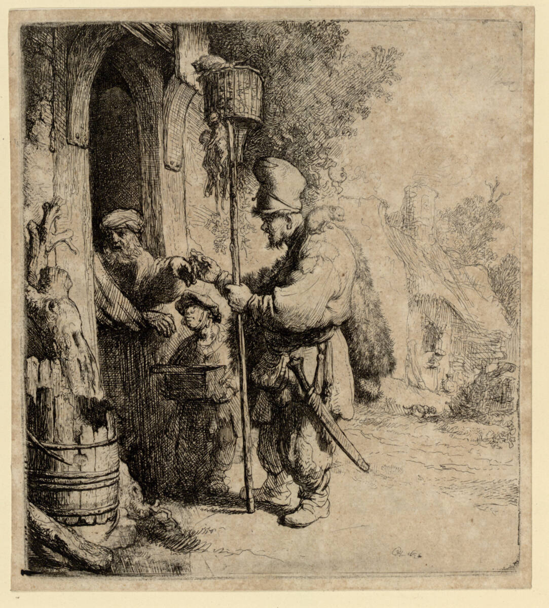 Der Rattenfänger, Rembrandt, 1632