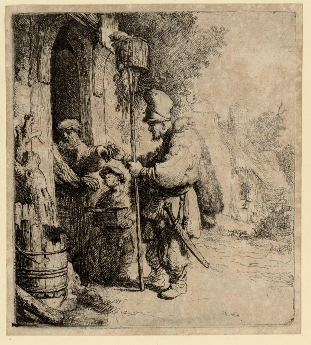 Der Rattenfänger, Rembrandt, 1632