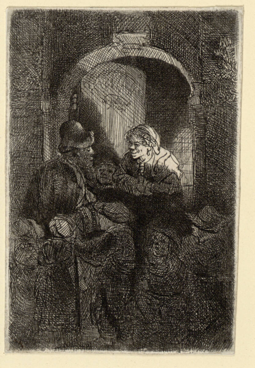 Der Schulmeister, Rembrandt, 1641