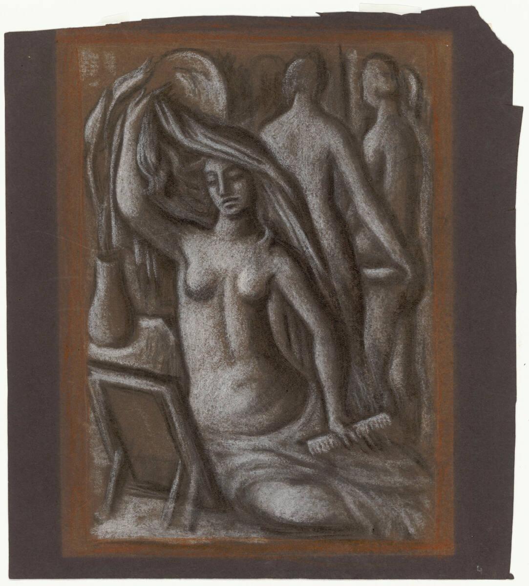 Franziska Zach, Frau mit Spiegel und Kamm, Inv. Nr.: 49046
