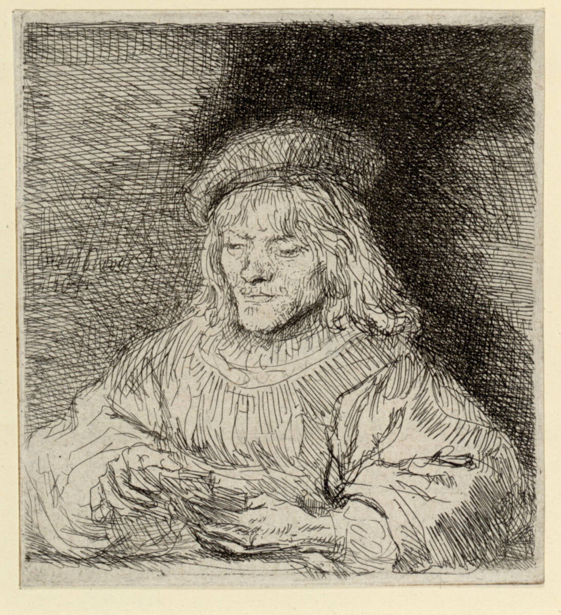 Der Kartenspieler, Rembrandt, 1641