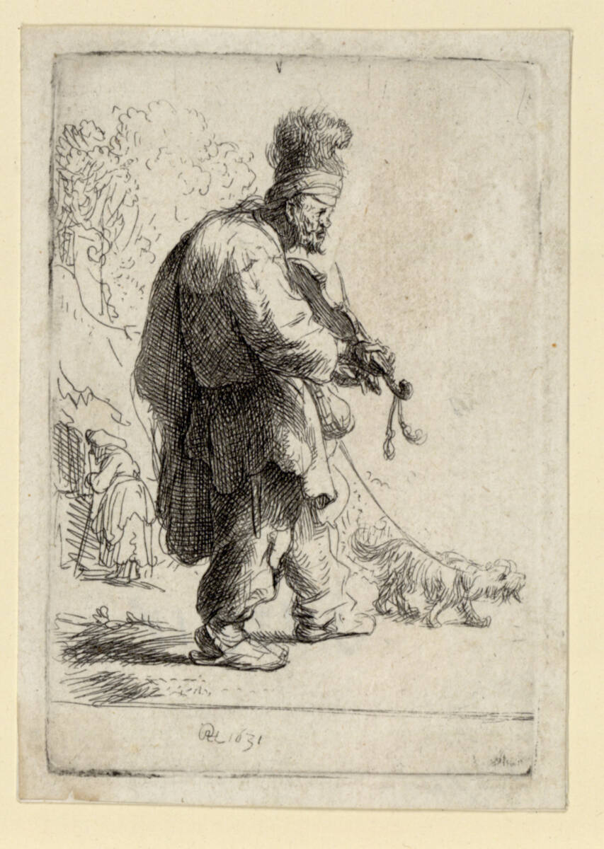 Der blinde Fiedler, Rembrandt, 1631