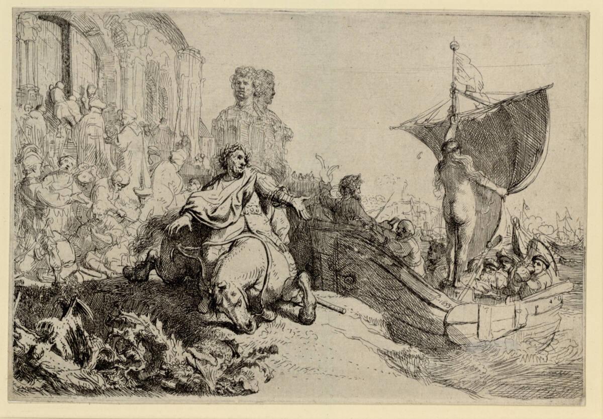 Das Schiff der Fortuna, Rembrandt, 1633