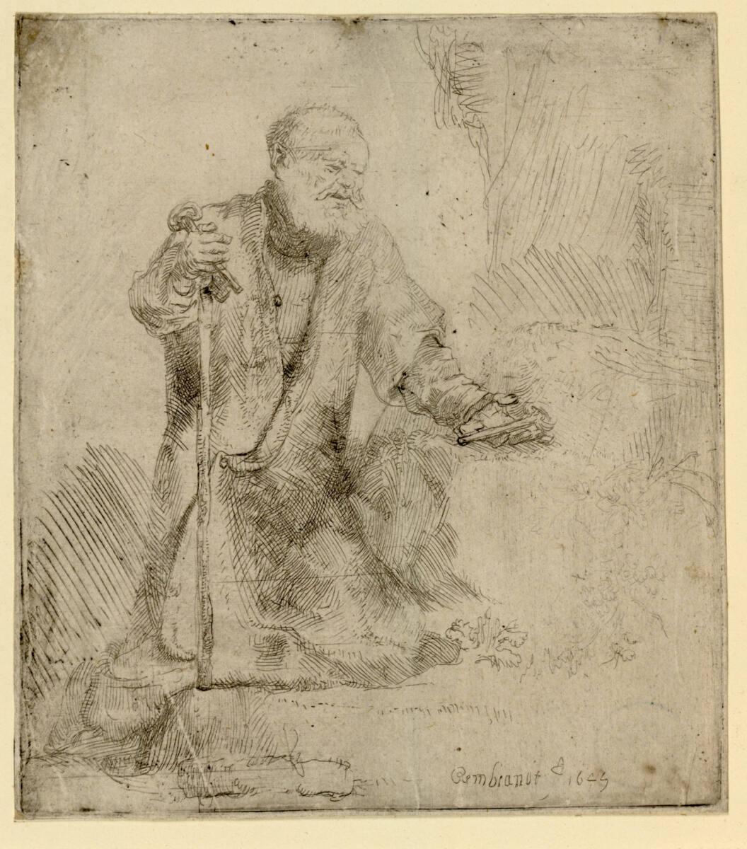 Der reuige Petrus, Rembrandt, 1645