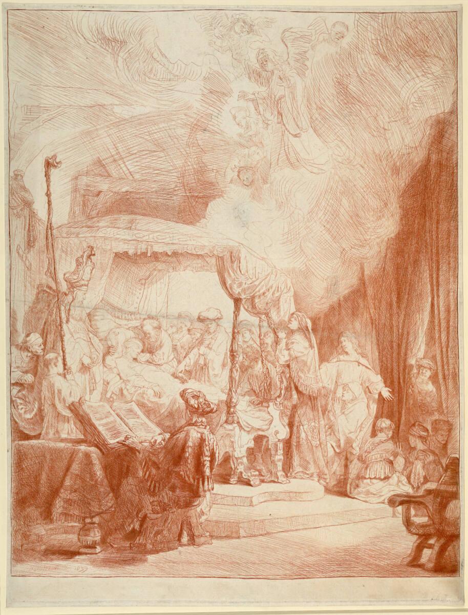 Rembrandt Harmensz. van Rijn, Der Tod Mariä, Inv. Nr.: DG1926/191