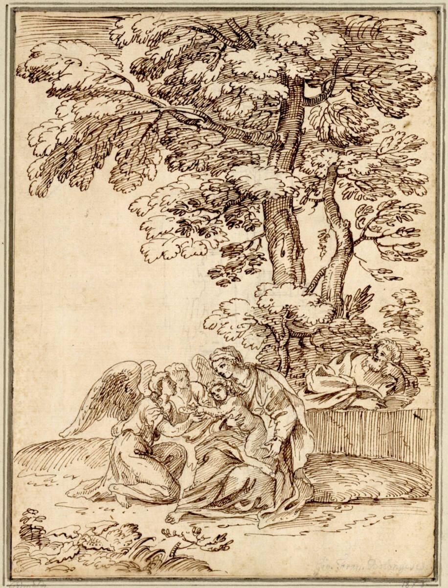 Anonym, Ruhe auf der Flucht, Inv. Nr.: 2446