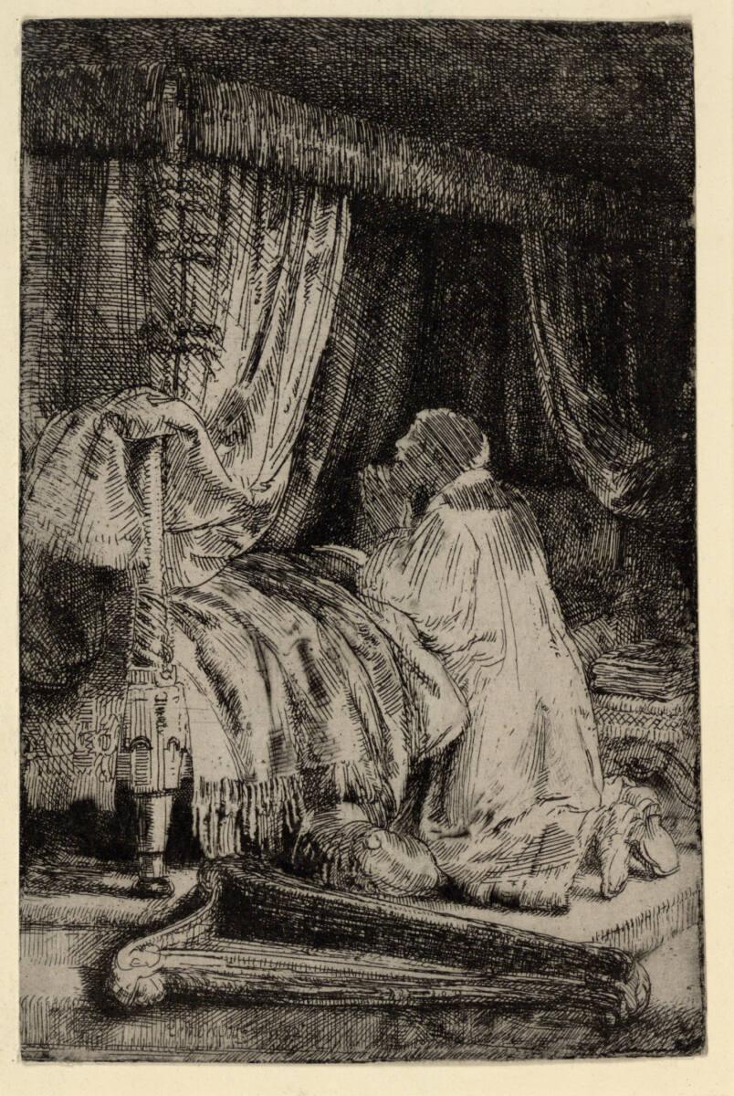 Rembrandt Harmensz. van Rijn, David betend, Inv. Nr.: DG1926/67