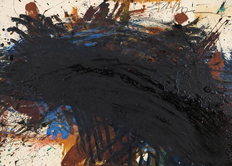Arnulf Rainer, Drohung mit der Keule, Inv. Nr.: EDLDB1490