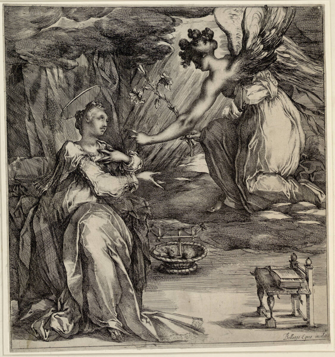 Die Verkündigung, Jacques Bellange