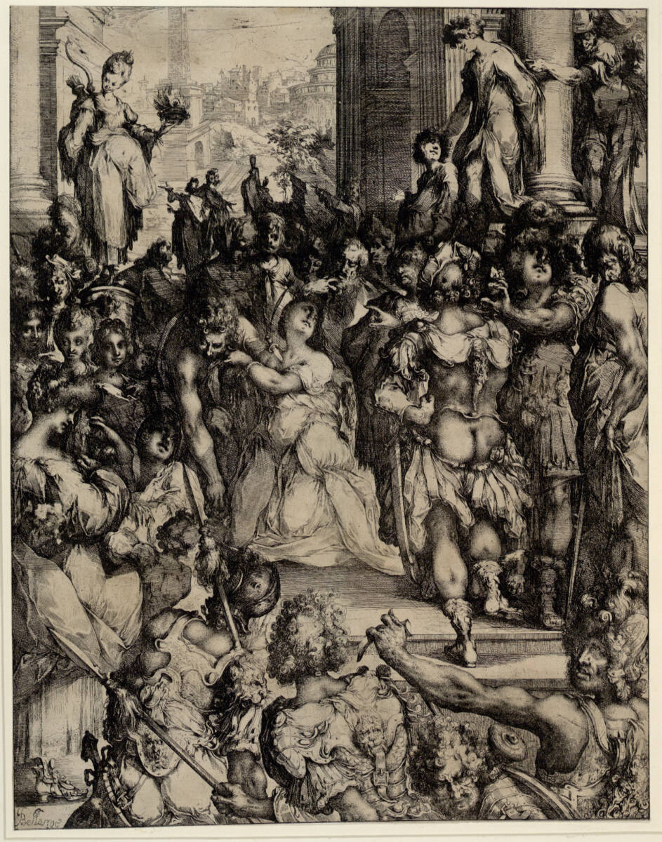 Das Martyrium der heiligen Lucia, Jacques Bellange