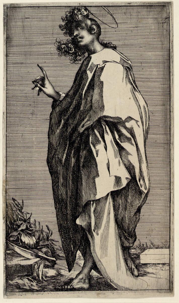Jacques Bellange, Heiliger Bartholomäus, Inv. Nr.: DG1930/330