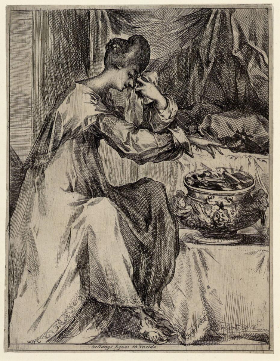 Jacques Bellange, Tod der Porcia, Inv. Nr.: DG1930/337