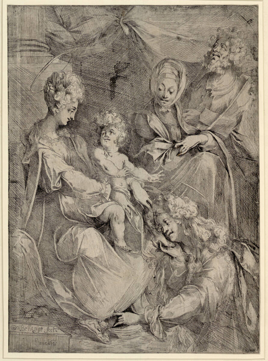 Heilige Familie mit Maria Magdalena, Jacques Bellange