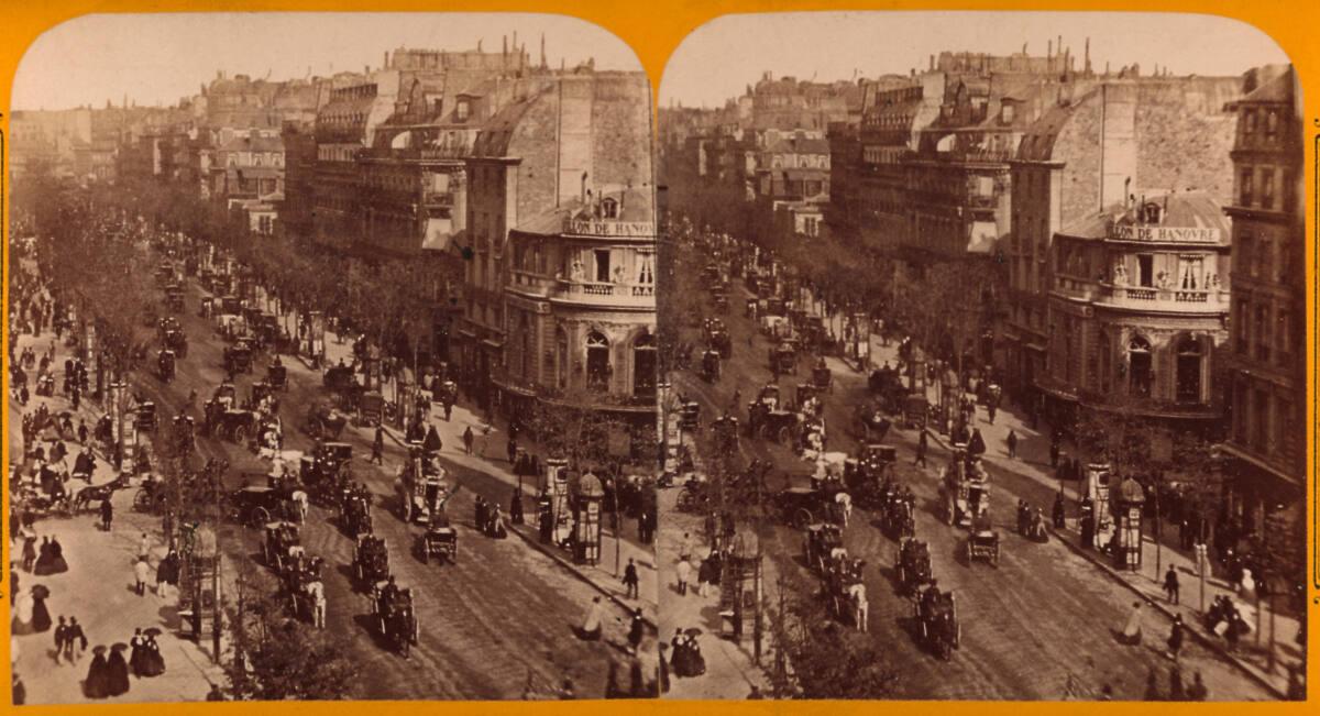 Hippolyte Jouvin, Paris: Boulevart des Italiens., Inv. Nr.: FotoGLV2000/10496