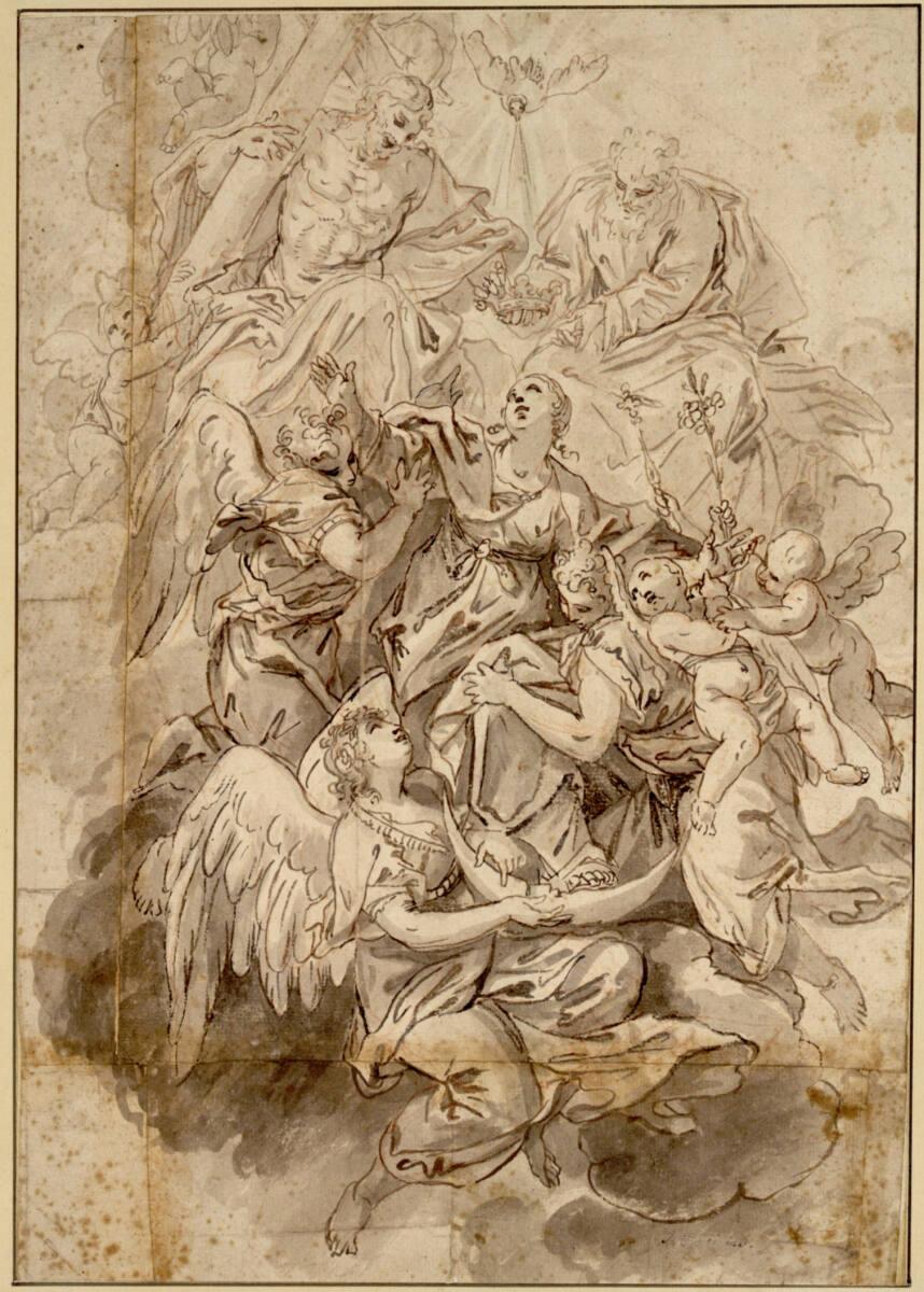 Johann Andreas Wolff, Krönung Mariä, Inv. Nr.: 2501