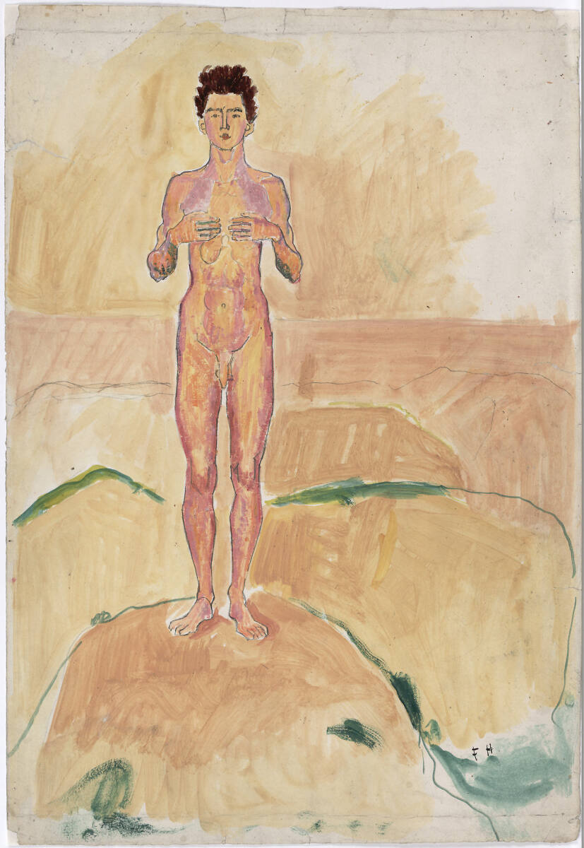 Studie für "Blick ins Unendliche" (3. Version), Ferdinand Hodler, 1903