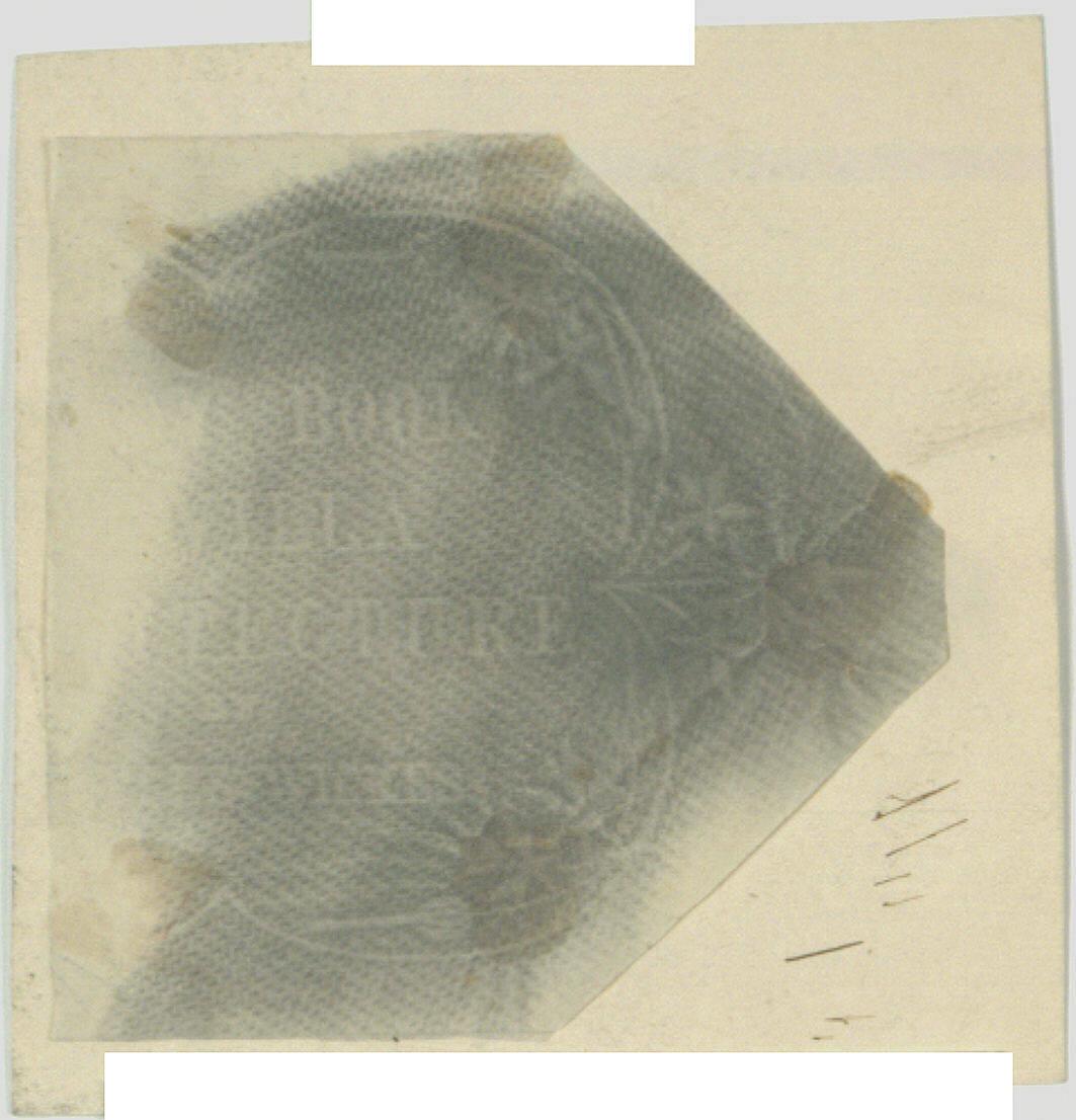 Carl von Hasenauer, Frottage eines Buchdeckels mit dem Buchtitel, Inv. Nr.: CHA60
