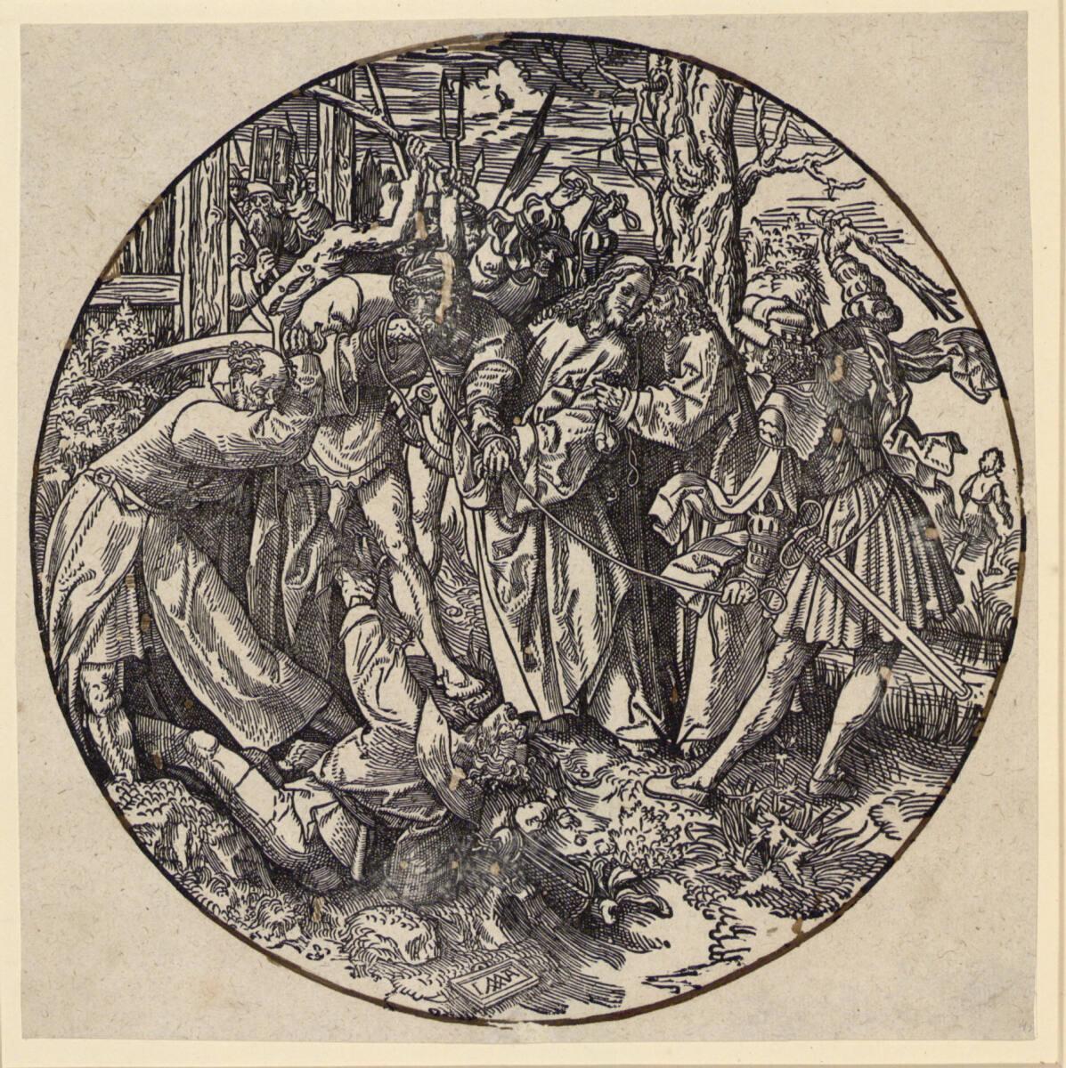 Jacob Cornelisz van Oostsanen, Judaskuss, Inv. Nr.: DG1949/490