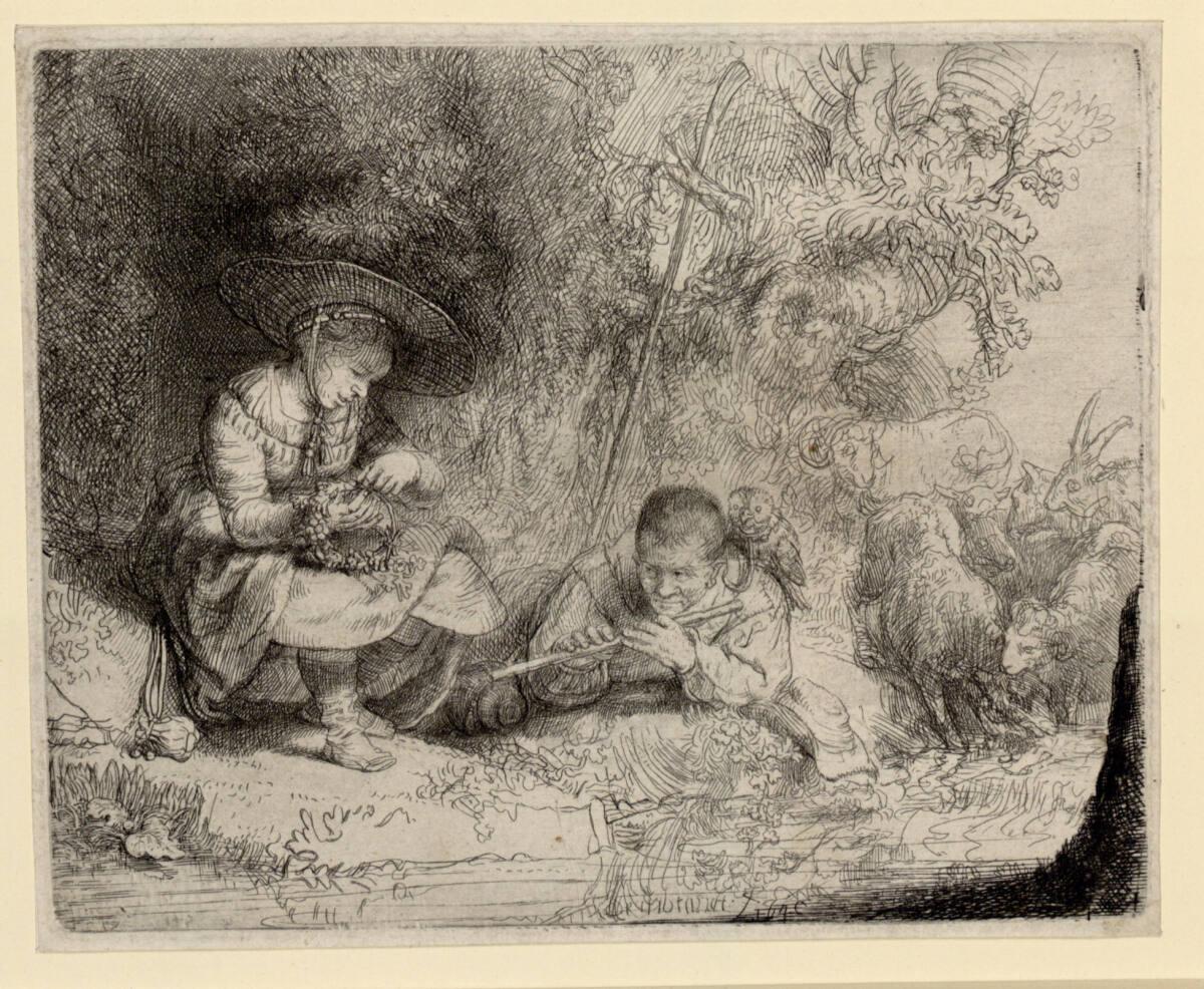 Eulenspiegel, Rembrandt, 1642
