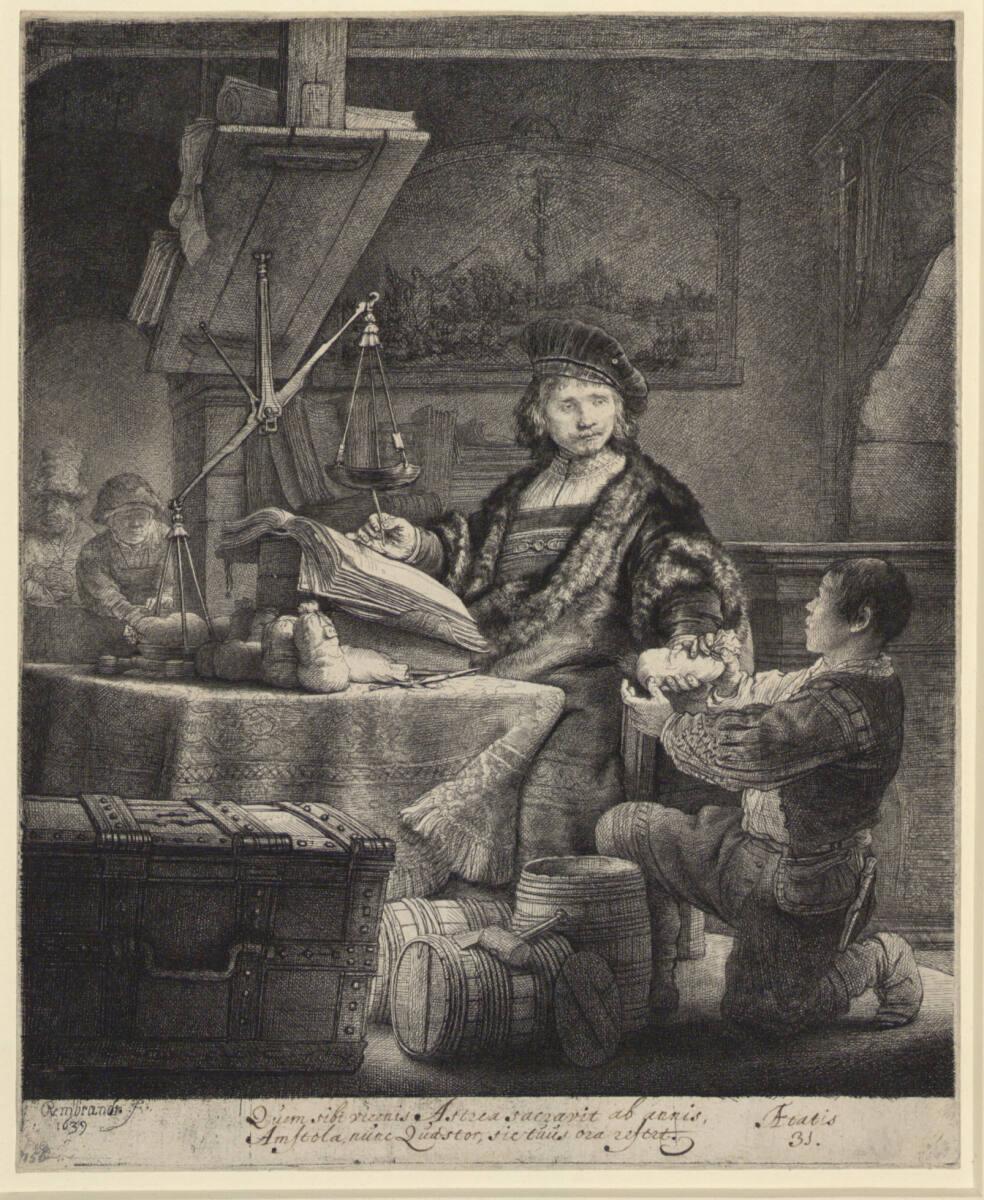 Jan Uytenbogaert, genannt der Goldwäger, Rembrandt, 1639