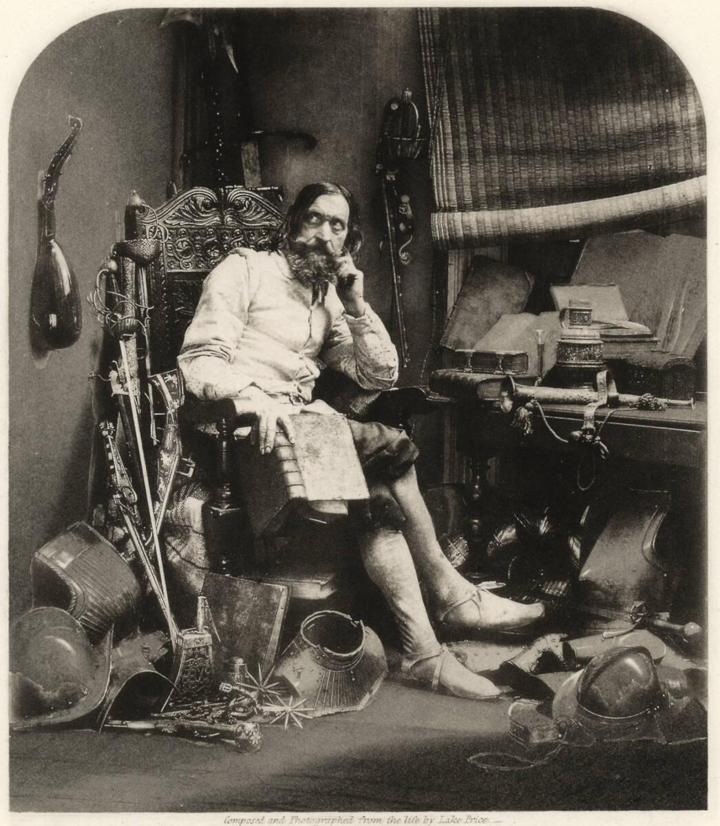 Paul Pretsch, Don Quixote in his Study, Inv. Nr.: FotoGLV2000/8450