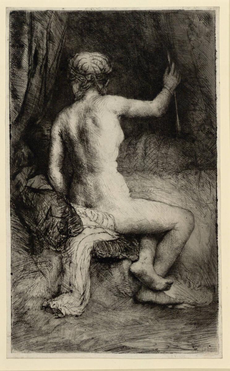 Die Frau mit dem Pfeil, Rembrandt, 1661