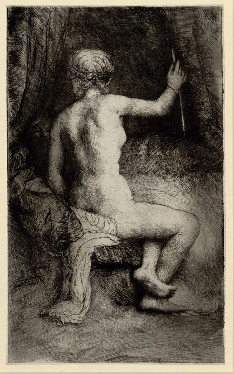 Die Frau mit dem Pfeil, Rembrandt, 1661