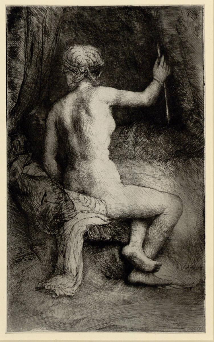 Die Frau mit dem Pfeil, Rembrandt, 1661