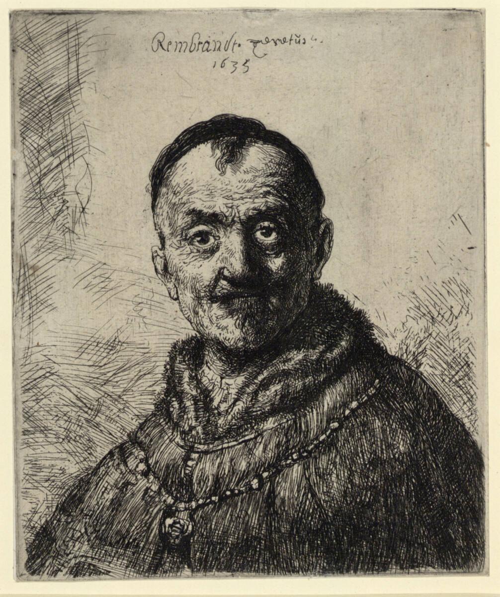 Erster Orientalenkopf, Rembrandt, 1635