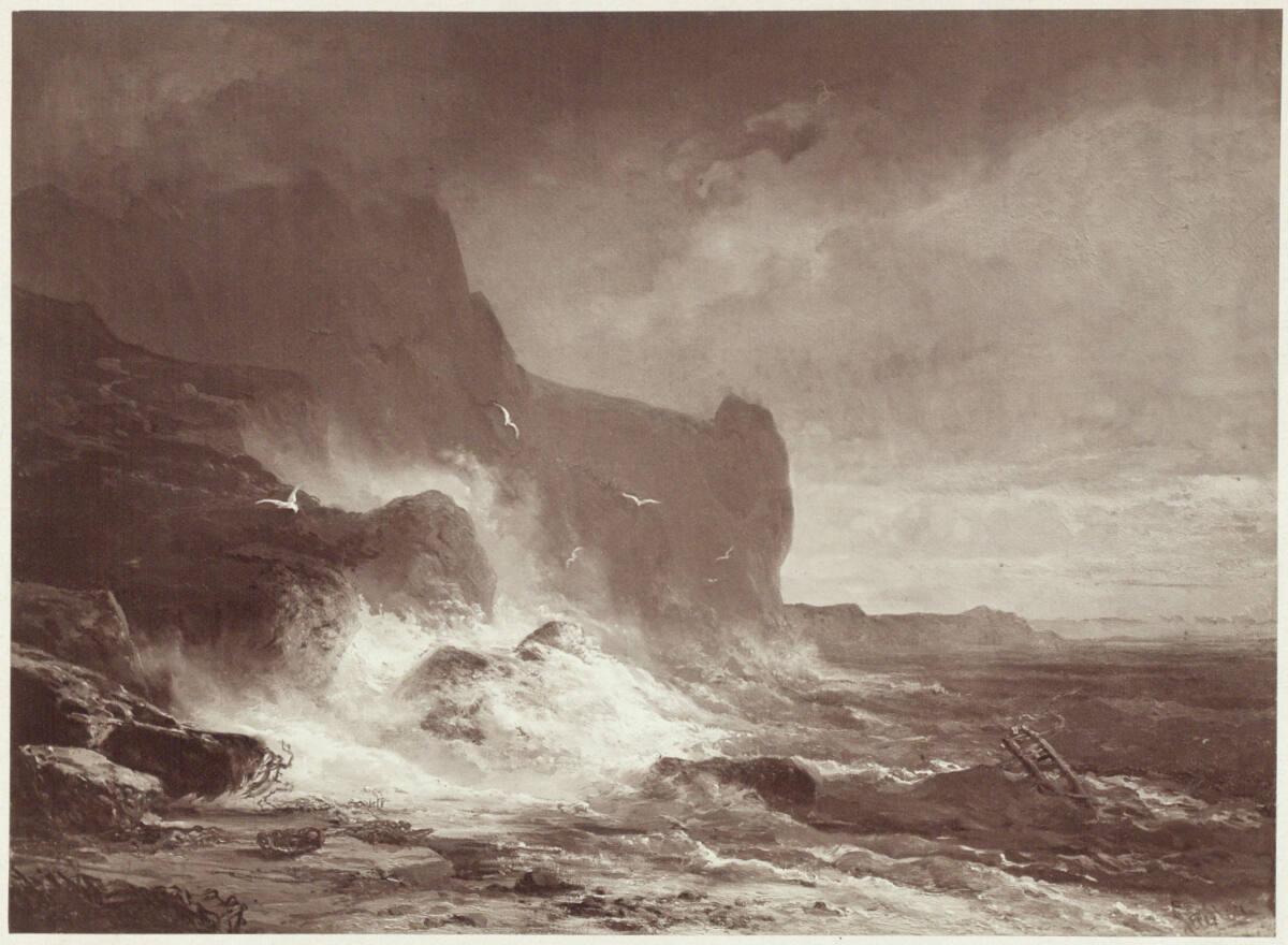 Ludwig Angerer, Cap Krio, Aufnahme nach einem Gemälde von Berhard Fiedler, Inv. Nr.: FotoGLV200…
