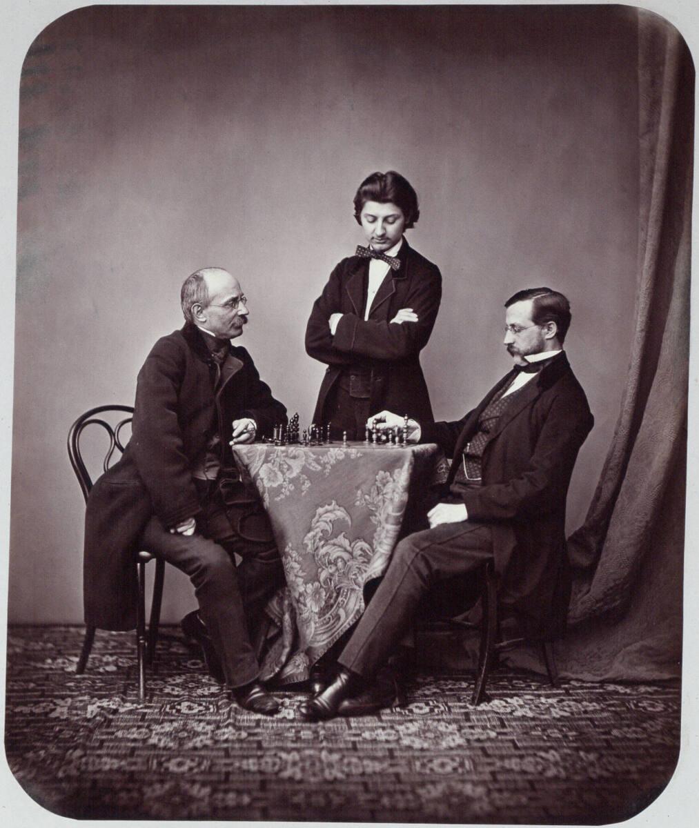Johann Bauer, Die Schachspieler, Inv. Nr.: FotoGLV2000/6433