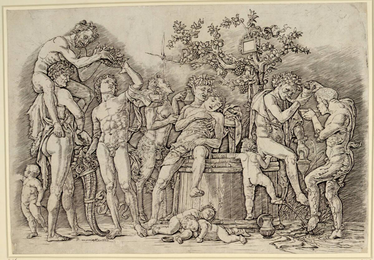 (?)Andrea Zoan, Bacchanal mit Weinfass, Inv. Nr.: DG1951/360