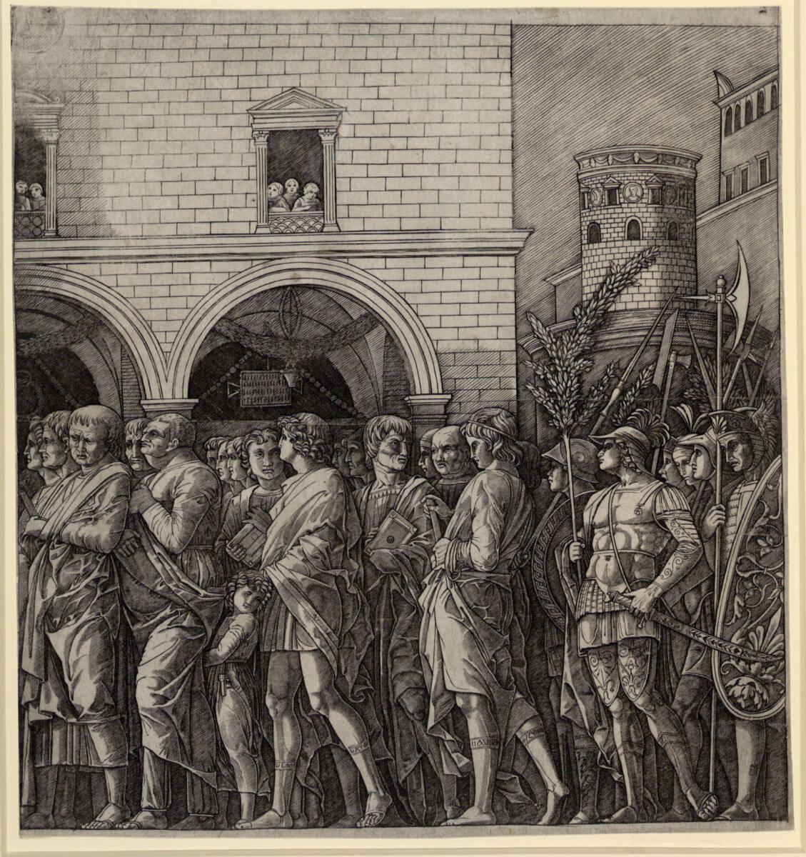 Anonym, Der Triumph Cäsars: Die Senatoren, Inv. Nr.: DG1951/396