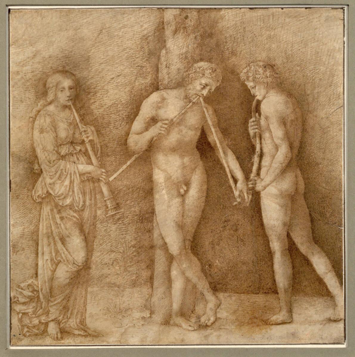 Francesco di Marco di Giacomo Raibolini, gen. Francesco Francia, Drei musizierende Figuren, Inv…