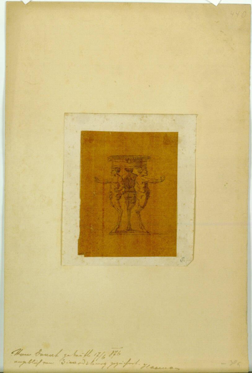 Carl von Hasenauer, August Sicard von Sicardsburg, Dreifuß mit Satyrn, Inv. Nr.: CHA356